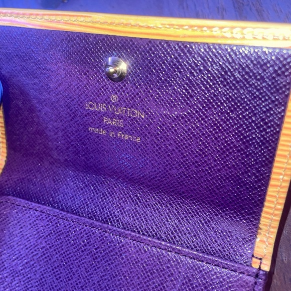 Louis Vuitton Yellow Epi Leather Wallet - Picture 5 of 6